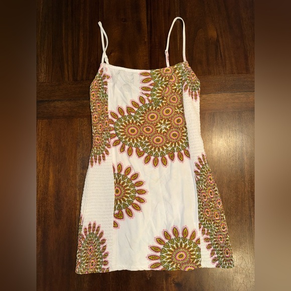 RVCA Kelsey Brookes ANP Serotonin Sun Dress Cloud NWOT Women’s Size Small - Picture 10 of 10
